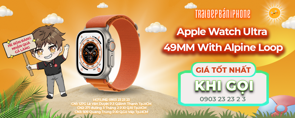 Apple Watch Ultra 49MM With Alpine Loop