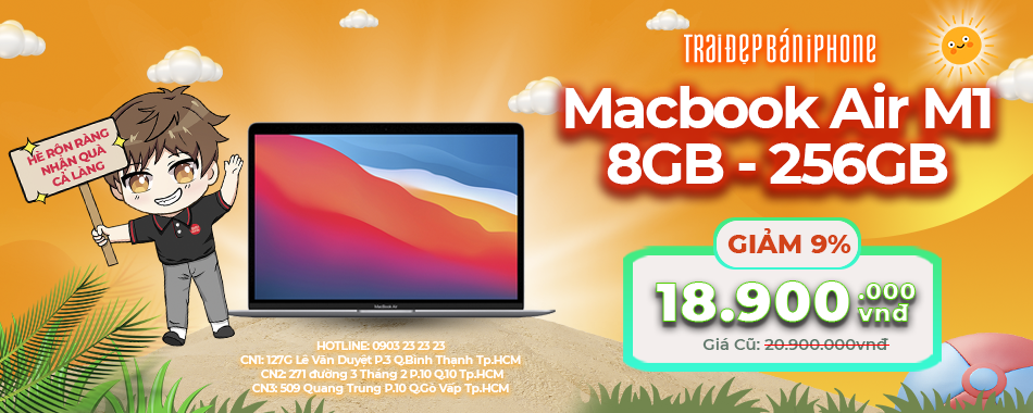 Macbook Air M1 8GB - 256GB